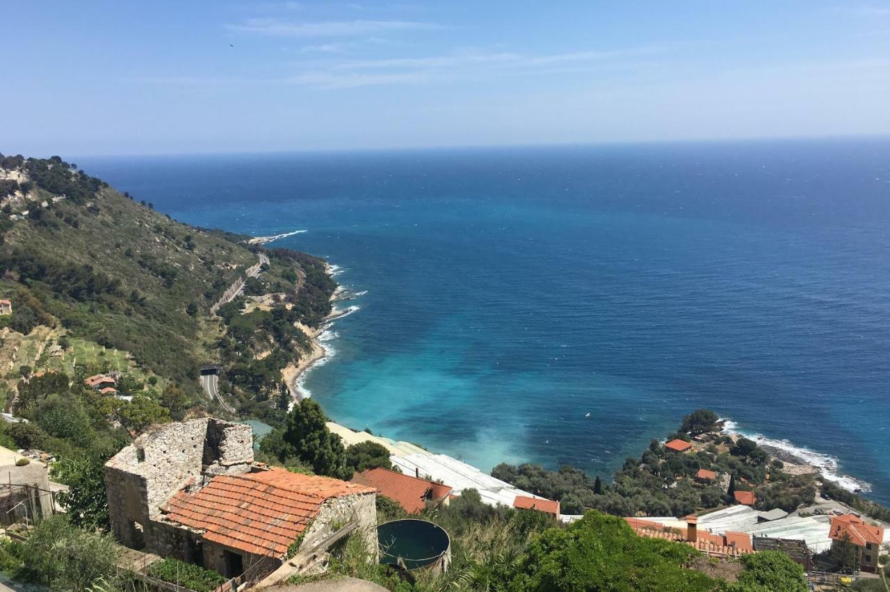 House In Grimaldi. Spectacular View Over The French Riviera! Grimaldi  Exteriér fotografie