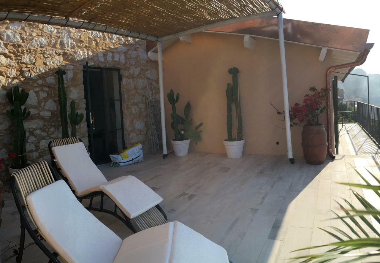 House In Grimaldi. Spectacular View Over The French Riviera! Grimaldi  Exteriér fotografie