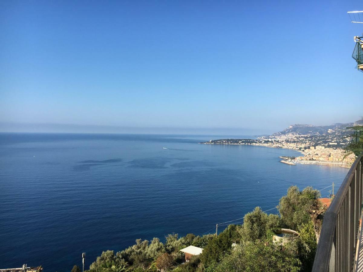 House In Grimaldi. Spectacular View Over The French Riviera! Grimaldi  Exteriér fotografie